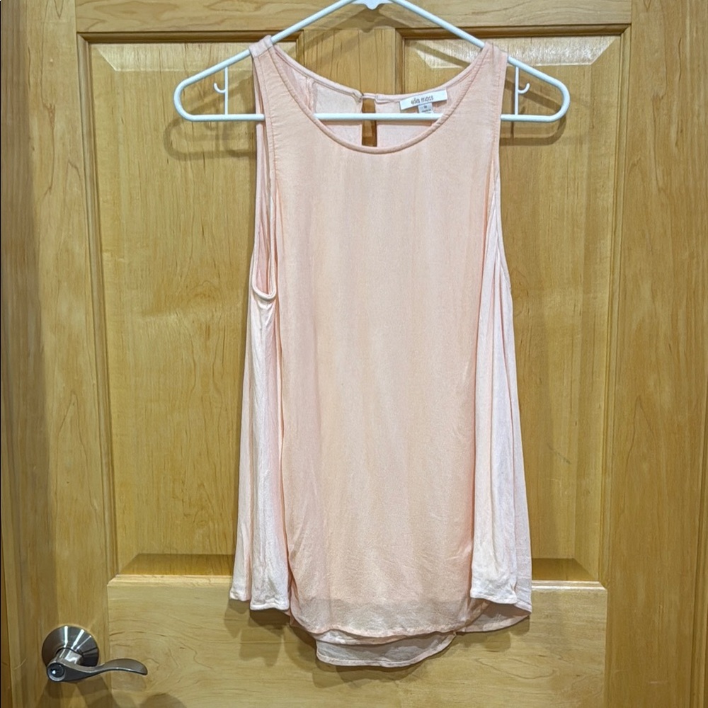 Ella Moss Pink Tank Top Sleeveless Relaxed Fit size M